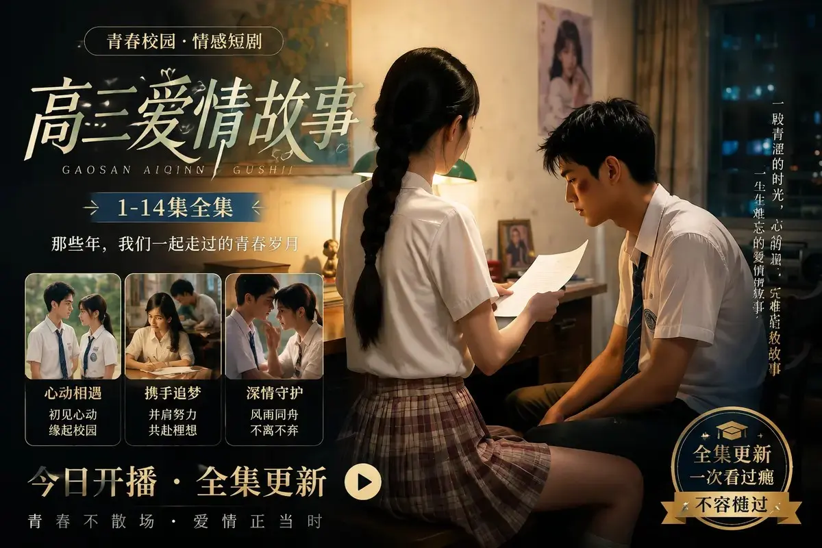 《高三爱情故事》全集高清未删减在线观看-黄果魔改AI短剧蓝光修复中字版-免费资源百度阿里云盘直链